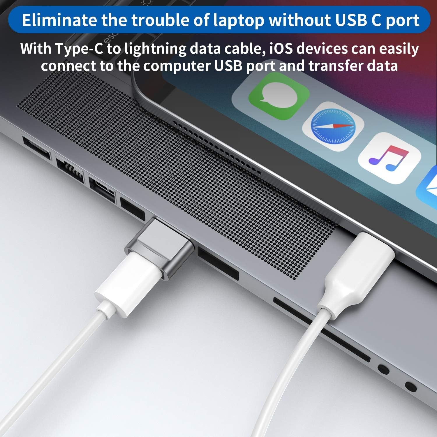 USB C Female to USB Male Adapter 4-Pack,Type C to USB a Charger Cable Adapter,Compatible with Iphone 13 12 11 Mini Pro Max,Ipad 2020,Samsung Galaxy Note 10 S21 S20 Plus,Google Pixel 5 4A 3 XL